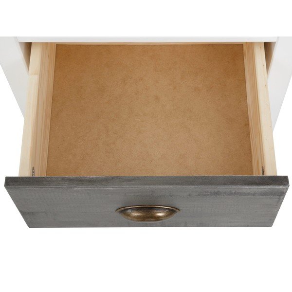 Работна маса в бяло и сиво Salva - Støraa-image-1