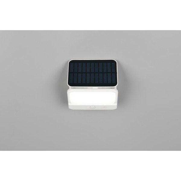 LED стенно външно осветително тяло със соларен панел (височина 9 cm) Viamao – Reality-image-3