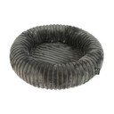 Тъмносиво легло за домашни любимци ø 50 cm Dog Fantasy Stripe – Plaček Pet Products