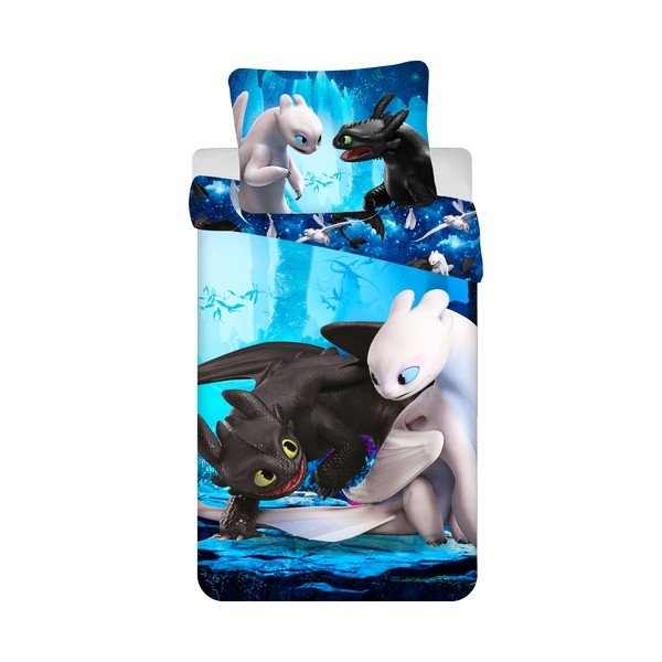 Детско спално бельо от микрофибър 140x200 cm How to Train Your Dragon - Jerry Fabrics