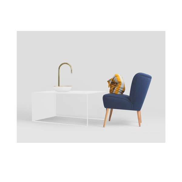 Бяла метална масичка за кафе 60x100 cm 2Wall – CustomForm-image-1