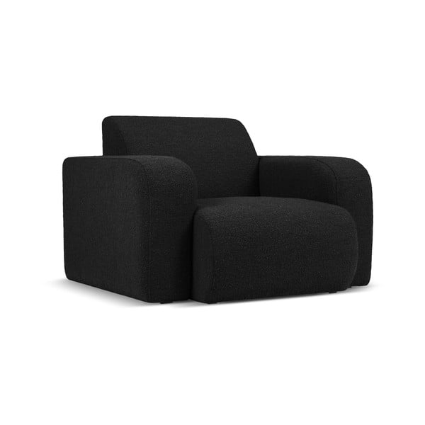 Черен фотьойл от плат букле Molino - Micadoni Home