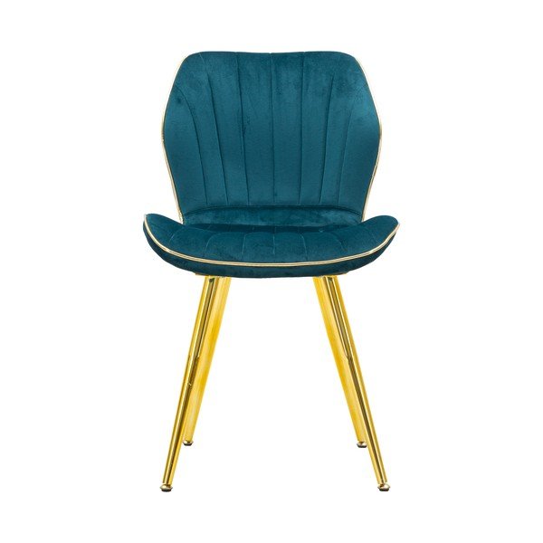 Комплект от 2 тюркоазени тапицирани трапезни стола Paris - Mauro Ferretti-image-2