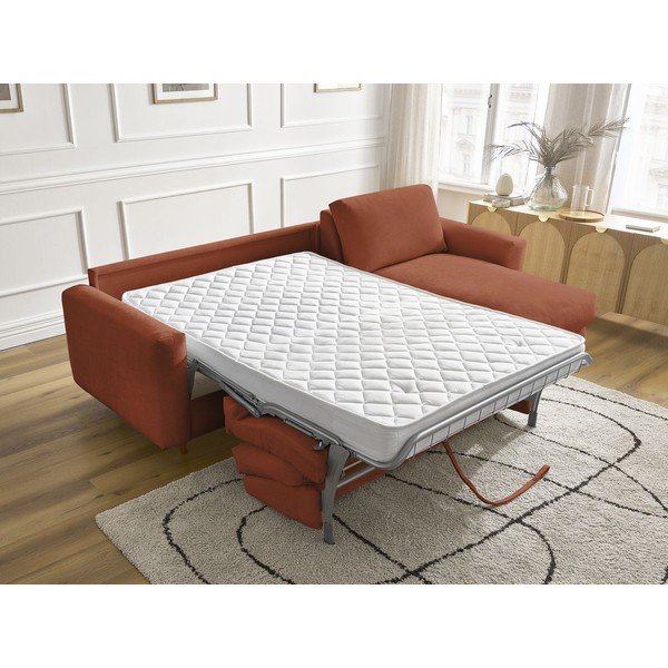 Оранжев ъглов диван Nouveau Cocoone – Bobochic Paris-image-1