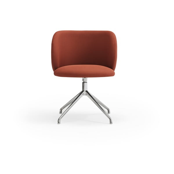 Тапициран трапезен стол в тухлен цвят Mogi – Teulat-image-1