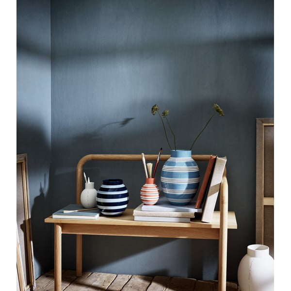 Синя керамична ваза Nuovo, височина 30 cm Omaggio - Kähler Design-image-1