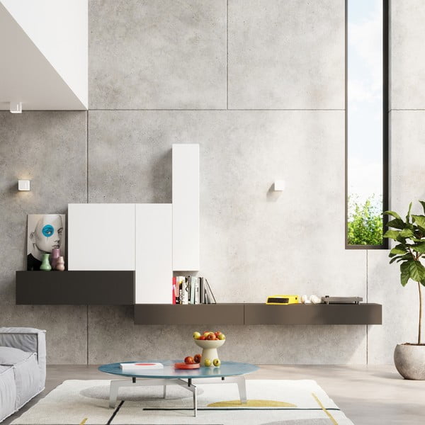 Бяло осветително тяло за таван с метален абажур 10x10 cm Pax – Sollux-image-4