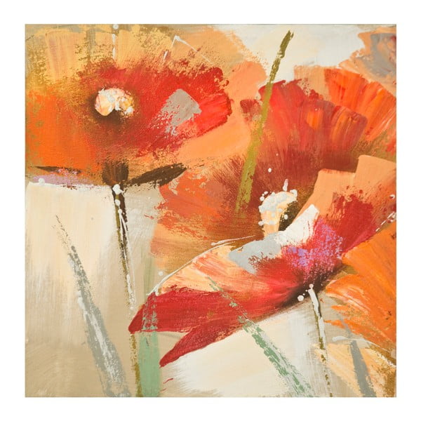 Ručně malovaný obraz Mauro Ferretti Flowers, 60 x 60 cm