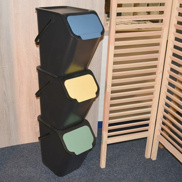 Пластмасов контейнер за сортиране на отпадъци 25 л Bin - Orion-image-2