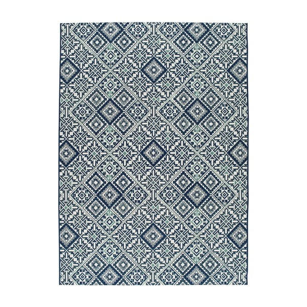 Син килим Финландия, подходящ за употреба на открито, 150 x 80 cm - Universal
