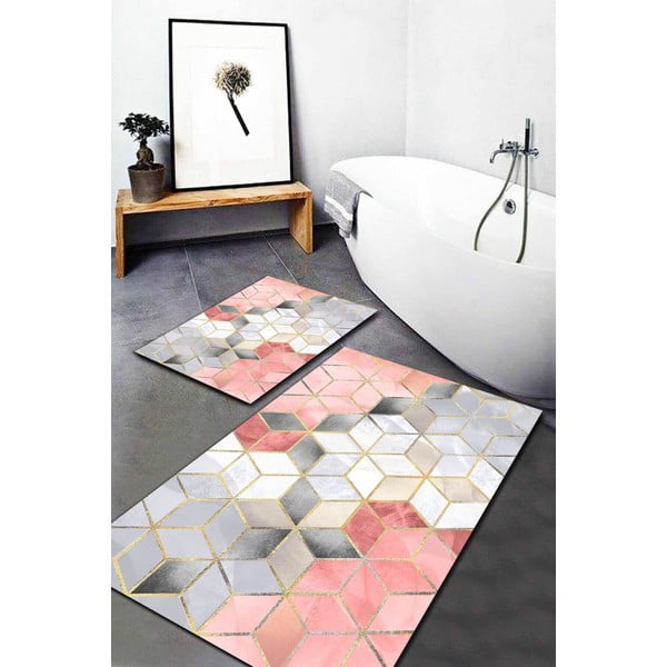 Изтривалки за баня в комплект от 2 броя Optic4 - Mila Home-image-1