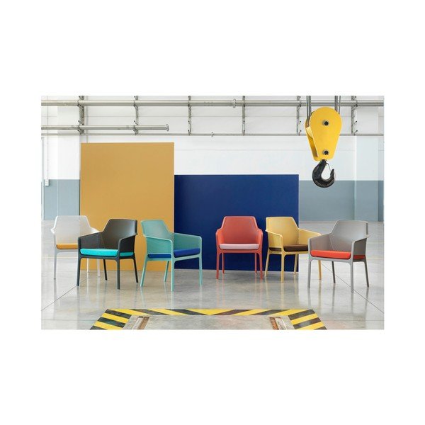 Bílé zahradní křeslo Nardi Garden Net Relax-image-1