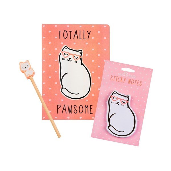 Самозалепващи се листчета Cutie Cat, 50 страници - Sass & Belle-image-2