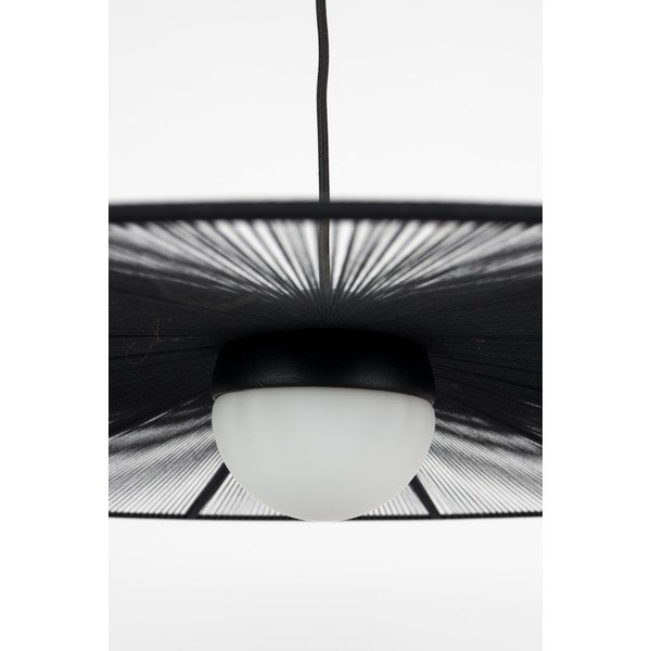 Черно затъмняващо се висящо осветително тяло ø 80 cm Belle – Zuiver-image-3
