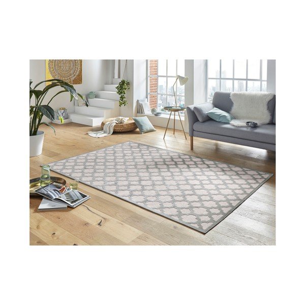 Сив килим от вискоза , 160 x 230 cm Bryon - Mint Rugs-image-1