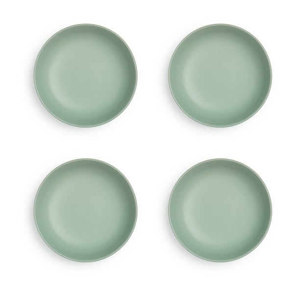 Комплект от 4 части от зелен фаянс Sage - Sabichi-image-3