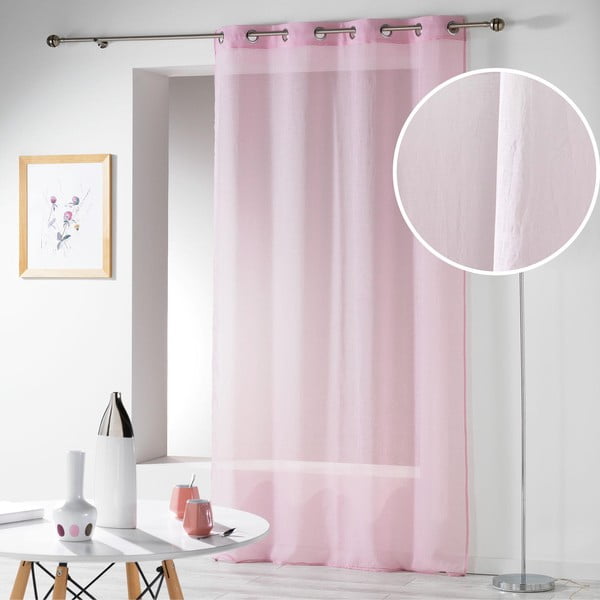 Розова завеса 140x280 cm Telma – douceur d'intérieur-image-4