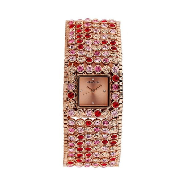Dámské hodinky s krystaly Manoush Rosa