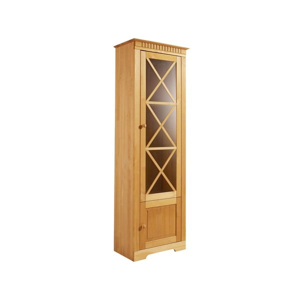 Витрина от масивен бор в естествен цвят 180x35 cm Lisa – Støraa-image-2