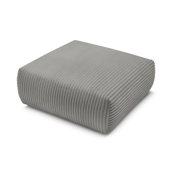 Тъмносива табуретка  от рипсено кадифе Lucien – Bobochic Paris-image-4