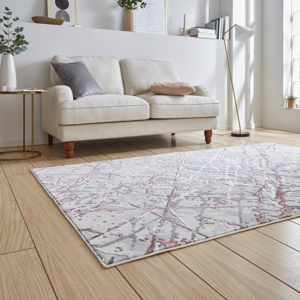 Kилим в светлосиво и розово 120x170 cm Artemis – Think Rugs-image-1