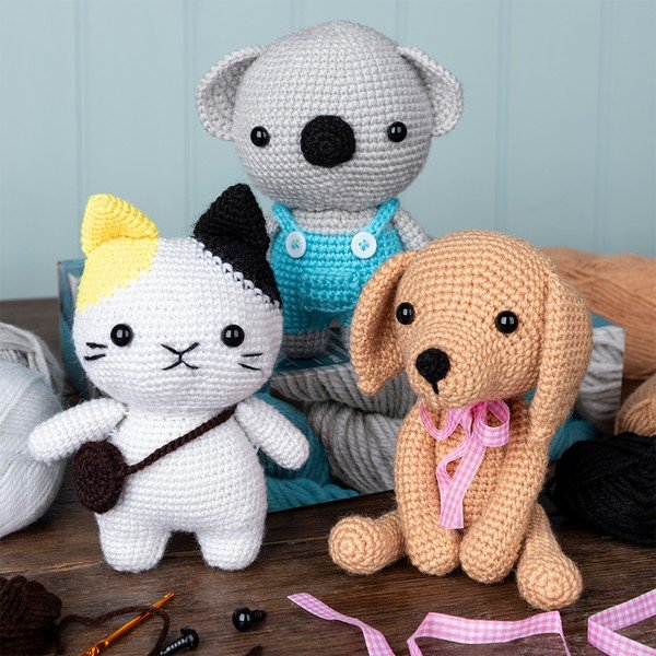 Творчески комплект от DIY Crochet Cat – Rex London-image-1