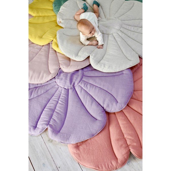 Кремаво бебешко килимче за игра Sandy Lily - Moi Mili-image-2