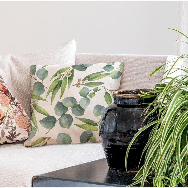 Декоративна възглавница 45x45 cm Floating Eucalyptus – Butter Kings-image-1