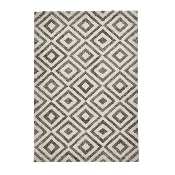 Сив и бял килим Елегантен, 160 x 220 cm - Think Rugs