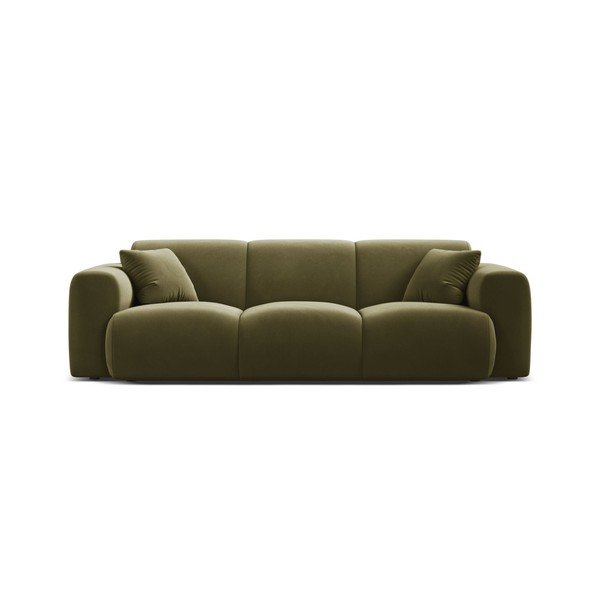 Кадифен диван в цвят каки 235 cm Molino – Micadoni -image-2