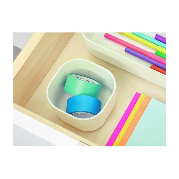 Бяла кутия за съхранение Eco Bin, 9,14 x 9,14 cm - iDesign-image-2