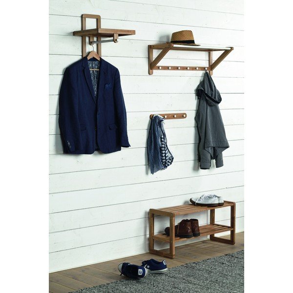 Естествена дъбова етажерка за обувки Gorgona Metro - Rowico-image-1