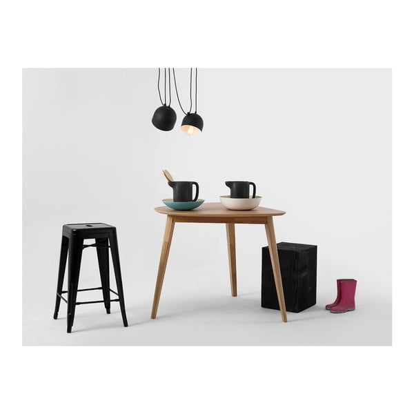 Черна висяща лампа за 2 крушки Popo - CustomForm-image-3