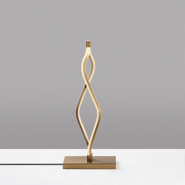 LED настолна лампа в златист цвят (височина 48 cm) Zozo – Opviq lights-image-1