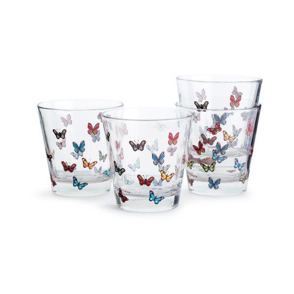 Комплект от 4 чаши Butterflies, 200 ml - Sagaform