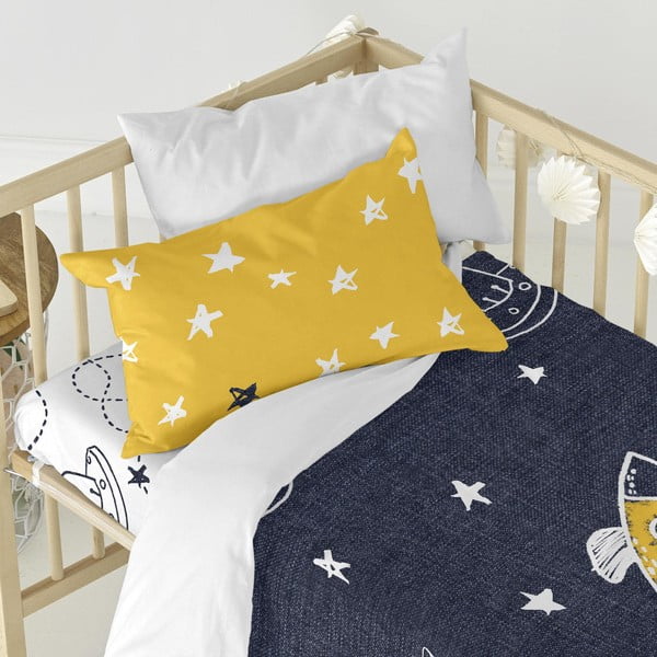 Детско памучно спално бельо за единично легло , 115 x 145 cm Starspace - Mr. Fox-image-1