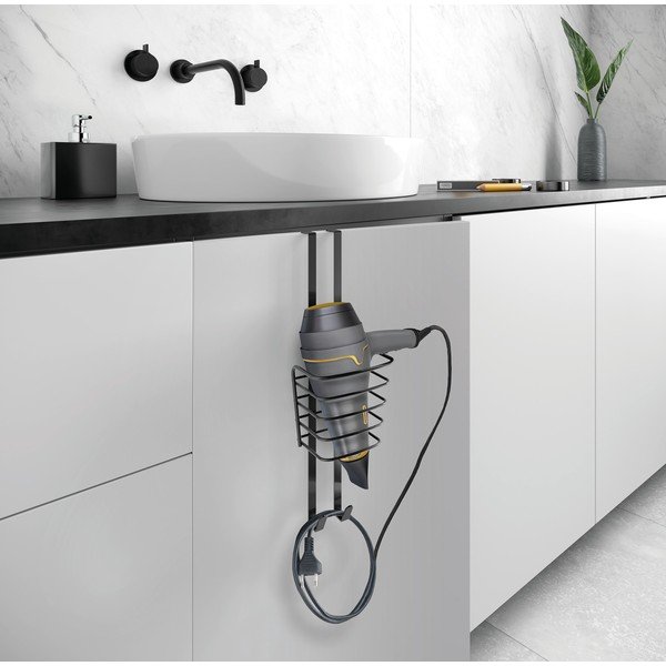 Висящ стоманен държач за сешоар Origin - Metaltex-image-1