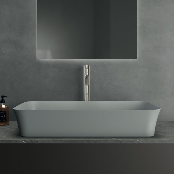 Светлосива керамична мивка 65x40 cm Ipalyss – Ideal Standard-image-4