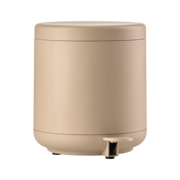 Бежово кошче за боклук с педал 4 l Ume – Zone