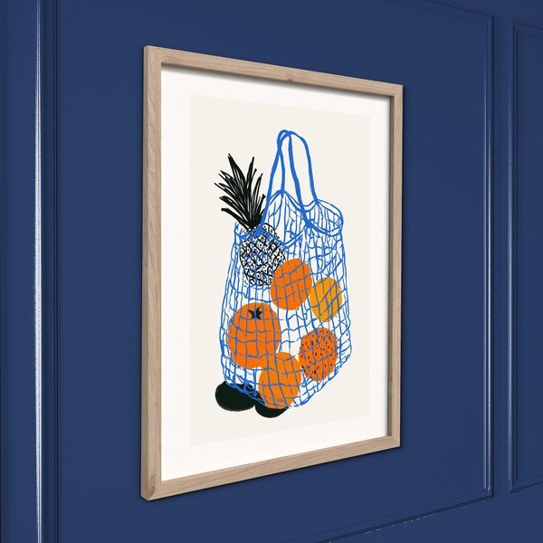 Печатна картина с включена рамка 30x40 cm Summer Fruit – Styler-image-3