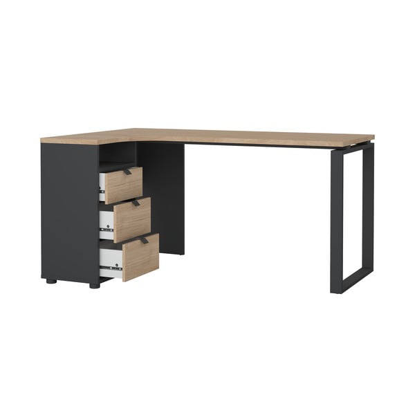 Работна маса с дъбов плот 100x150 cm Sign - Tvilum-image-4