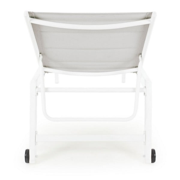 Бял градински шезлонг метален Hilde   – Bizzotto-image-4