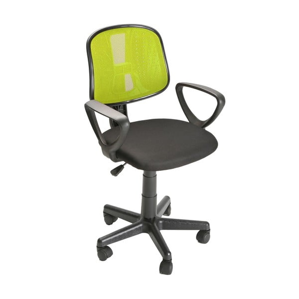 Зелен офис стол на колела Офис - Versa