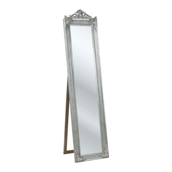 Stojací zrcadlo ve stříbrné barvě Kare Design Baroque