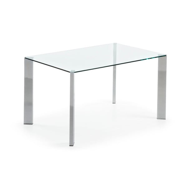 Jídelní stůl Corner, 140x90cm, chromované nohy