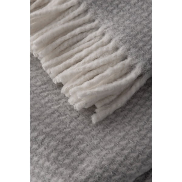 Светлосиво каре със съдържание на памук , 140 x 180 cm Ruby - Euromant-image-1