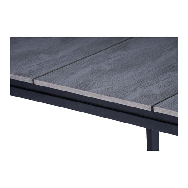 Комплект от 2 ратанови стола за хранене Carla и черна маса Strong - Bonami Essentials-image-3