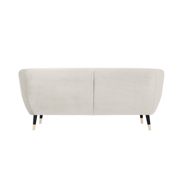 Кремав диван с черни крачета Mazzini Sofas Benito, 188 cm-image-4