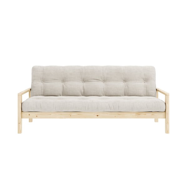 Бял разтегателен диван 205 cm Knob - Karup Design
