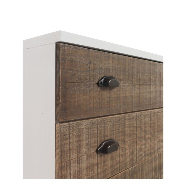 Bílá komoda se 3 zásuvkami Geese Rustic-image-1